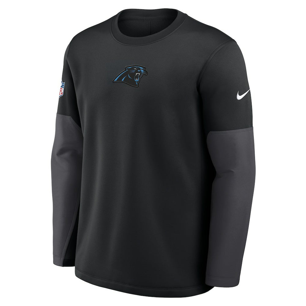 Carolina Panthers Sideline Coach Therma-FIT Long Sleeve T-Shirt - Black | Nike online