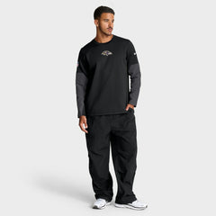 Baltimore Ravens Sideline Coach Therma-FIT Long Sleeve T-Shirt - Black | Nike on sale