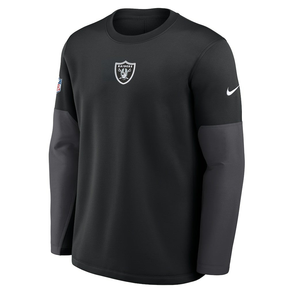 Las Vegas Raiders Sideline Coach Therma-FIT Long Sleeve T-Shirt - Black | Nike cheap