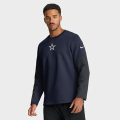 Dallas Cowboys Sideline Coach Therma-FIT Long Sleeve T-Shirt - Navy | Nike discount
