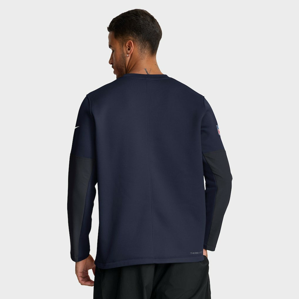 Dallas Cowboys Sideline Coach Therma-FIT Long Sleeve T-Shirt - Navy | Nike discount