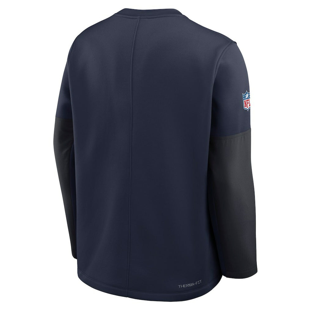 Dallas Cowboys Sideline Coach Therma-FIT Long Sleeve T-Shirt - Navy | Nike discount