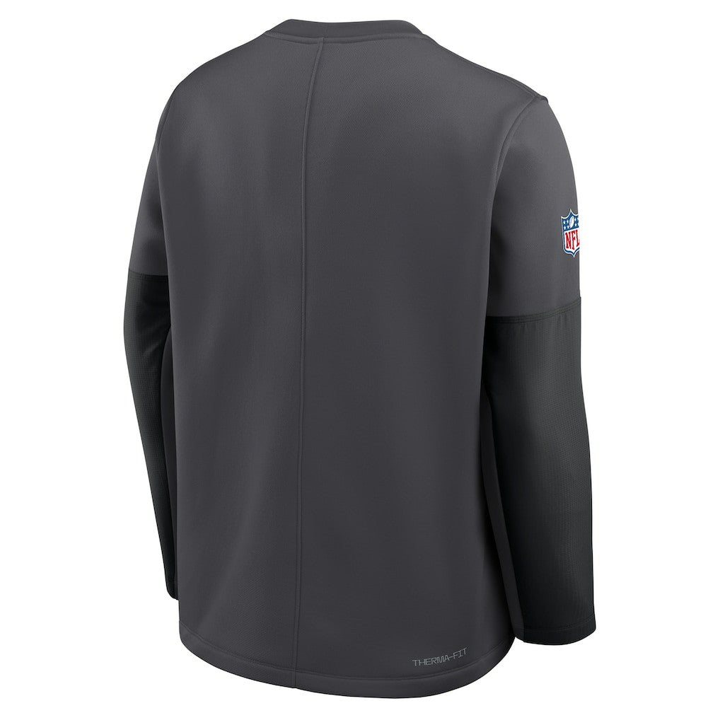 Dallas Cowboys Sideline Coach Therma-FIT Long Sleeve T-Shirt - Anthracite | Nike outlet