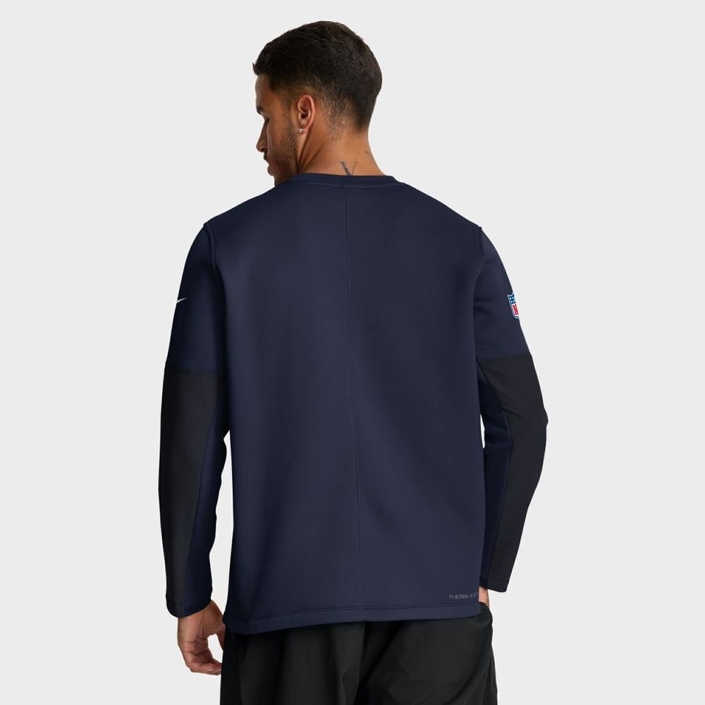 Denver Broncos Sideline Coach Therma-FIT Long Sleeve T-Shirt - Navy | Nike online