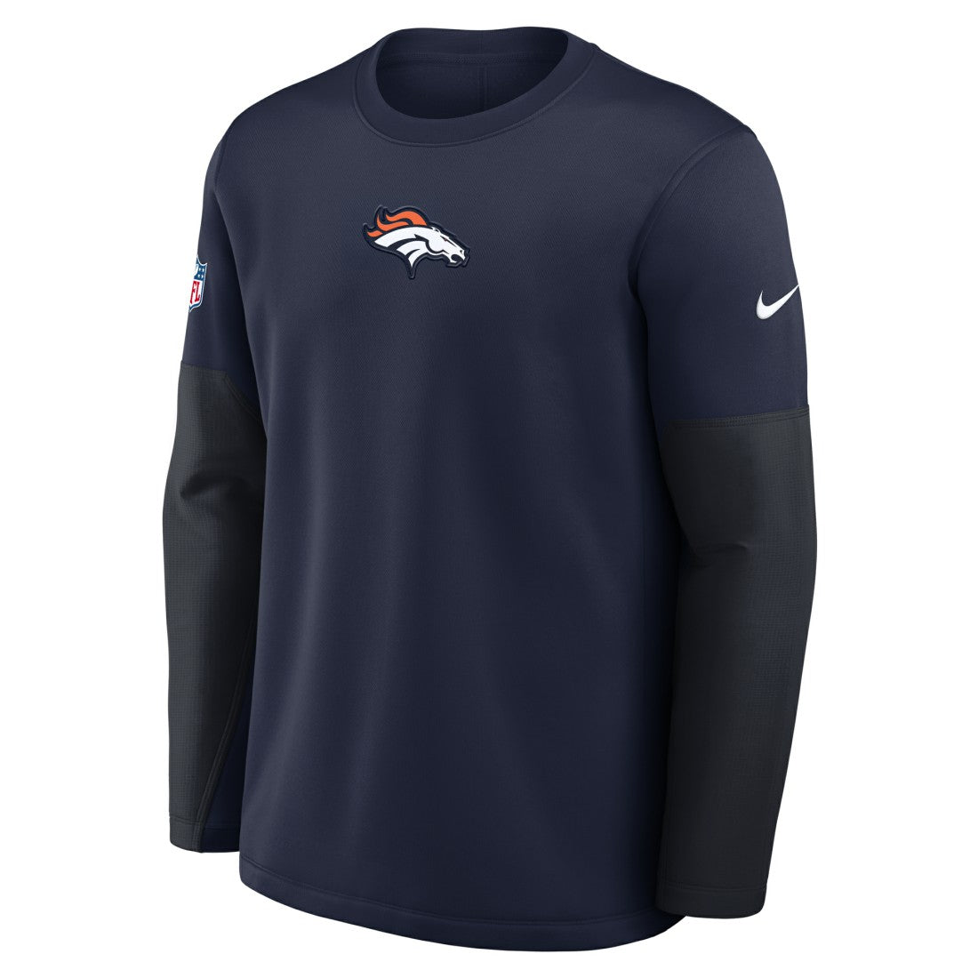 Denver Broncos Sideline Coach Therma-FIT Long Sleeve T-Shirt - Navy | Nike online
