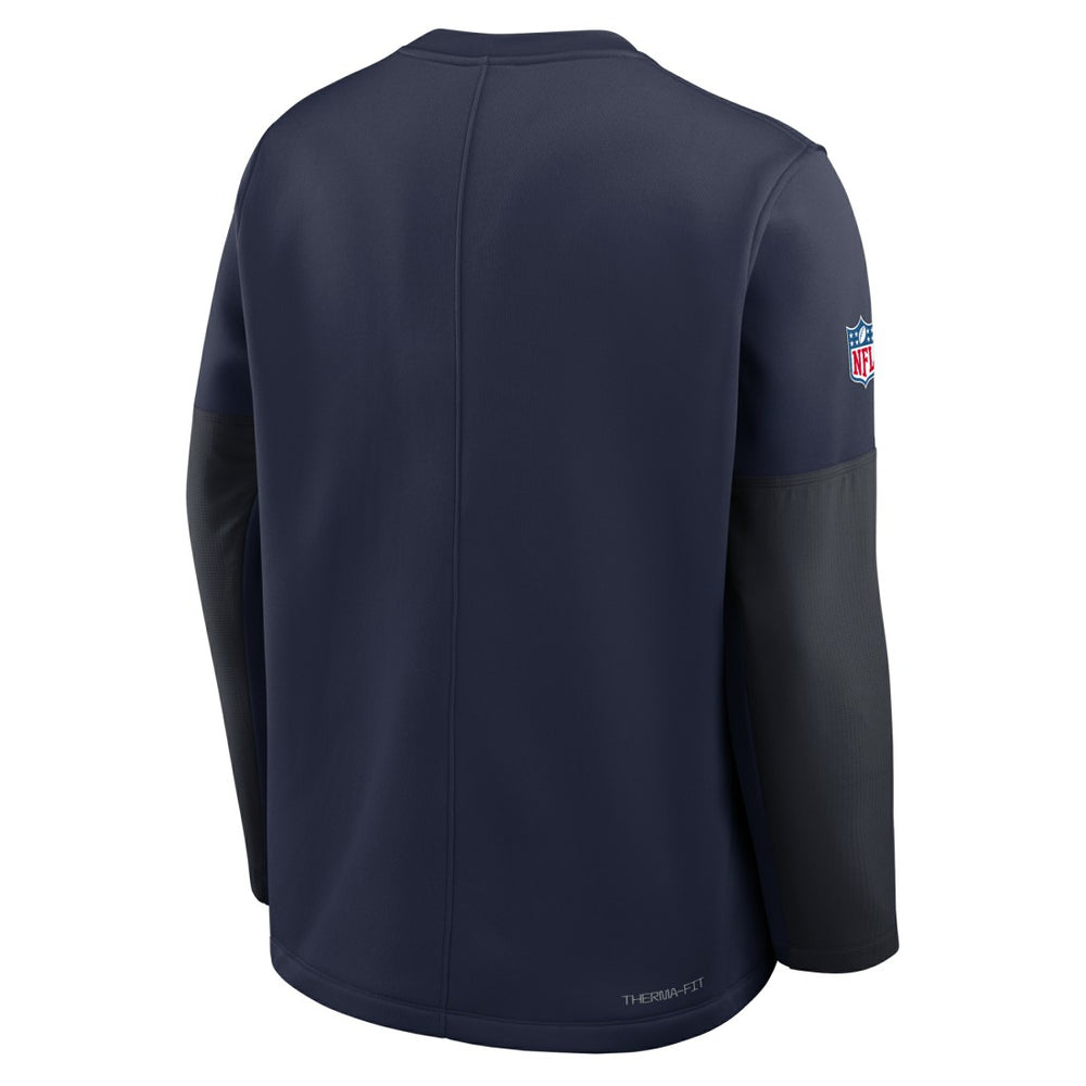 Denver Broncos Sideline Coach Therma-FIT Long Sleeve T-Shirt - Navy | Nike online