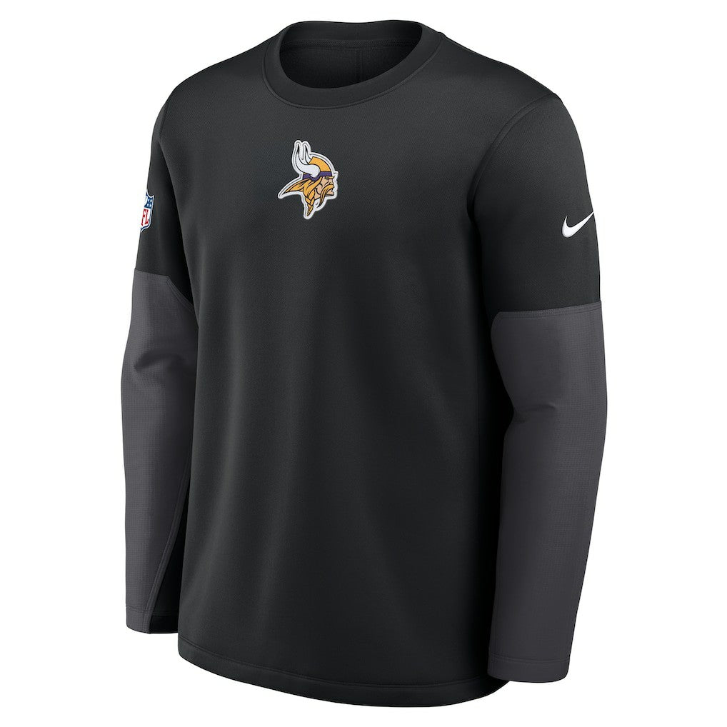 Minnesota Vikings Sideline Coach Therma-FIT Long Sleeve T-Shirt - Black | Nike discount