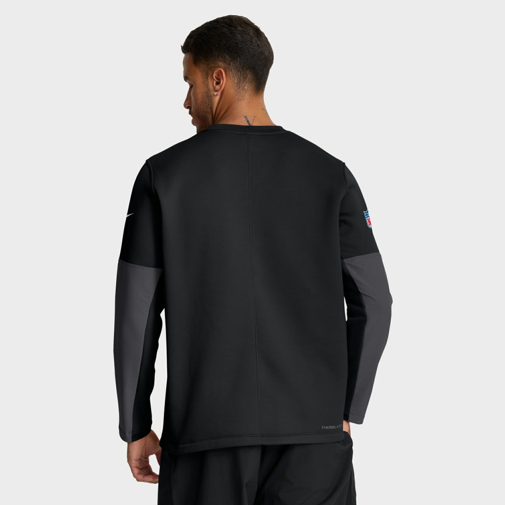 Detroit Lions Sideline Coach Therma-FIT Long Sleeve T-Shirt - Black | Nike discount