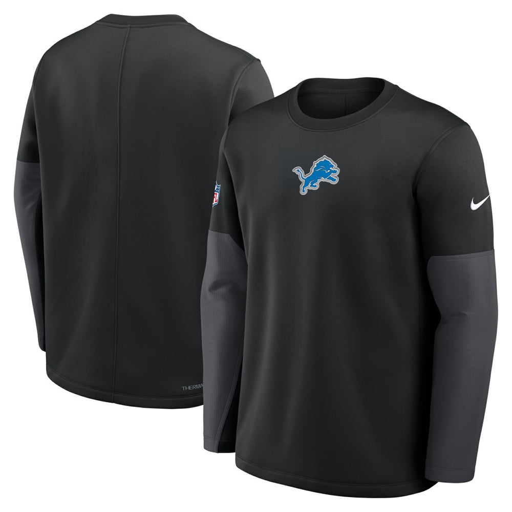 Detroit Lions Sideline Coach Therma-FIT Long Sleeve T-Shirt - Black | Nike discount