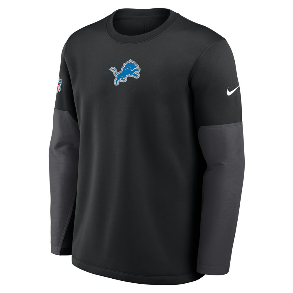 Detroit Lions Sideline Coach Therma-FIT Long Sleeve T-Shirt - Black | Nike discount