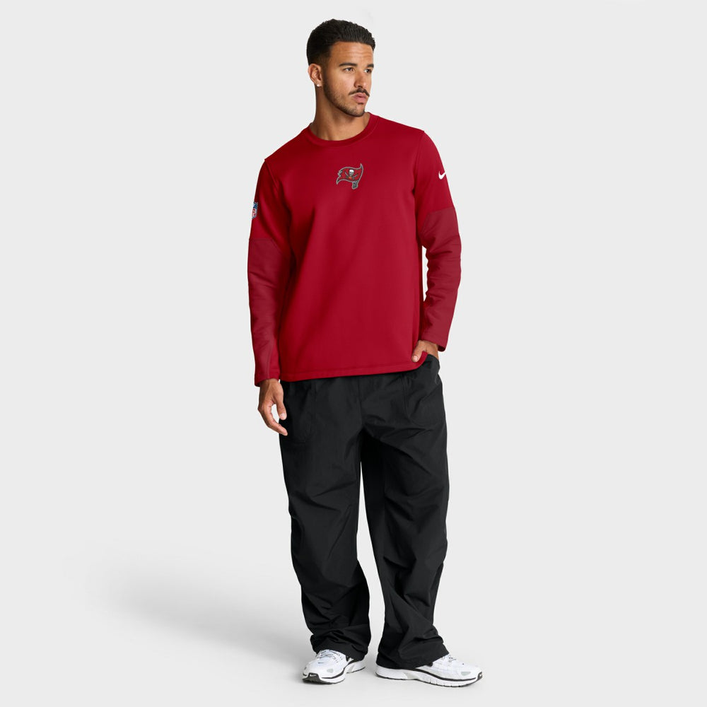 Tampa Bay Buccaneers Sideline Coach Therma-FIT Long Sleeve T-Shirt - Red | Nike outlet