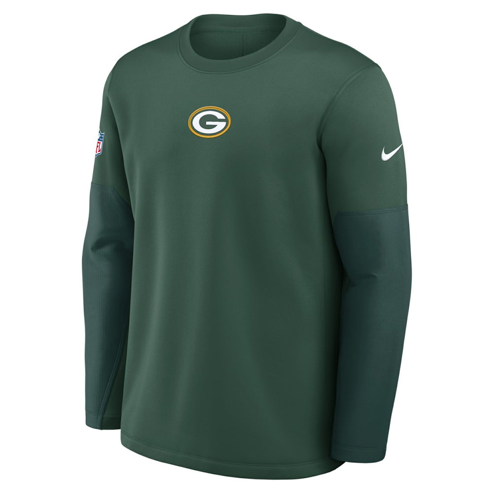 Green Bay Packers Sideline Coach Therma-FIT Long Sleeve T-Shirt - Green | Nike outlet