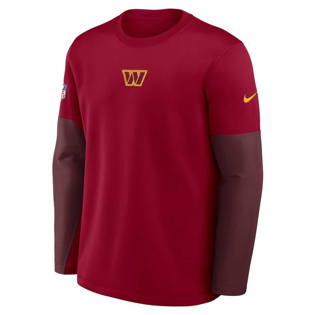 Washington Commanders Sideline Coach Therma-FIT Long Sleeve T-Shirt - Burgundy | Nike on sale