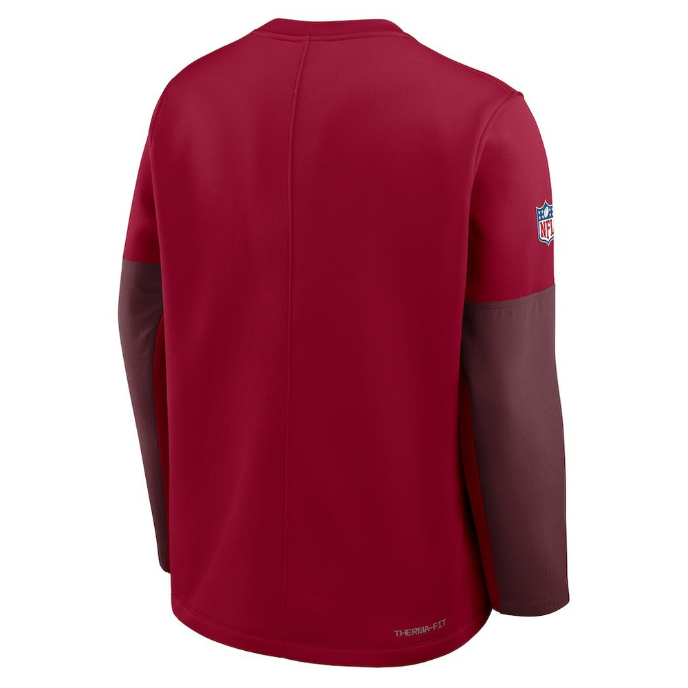 Washington Commanders Sideline Coach Therma-FIT Long Sleeve T-Shirt - Burgundy | Nike on sale