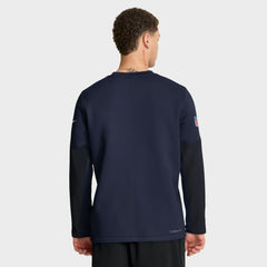New England Patriots Sideline Coach Therma-FIT Long Sleeve T-Shirt - Navy | Nike discount