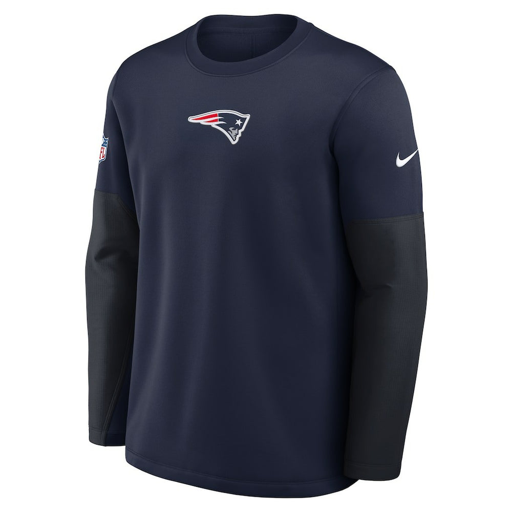 New England Patriots Sideline Coach Therma-FIT Long Sleeve T-Shirt - Navy | Nike discount