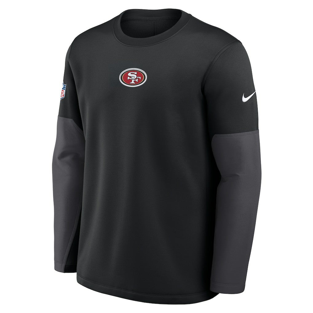 San Francisco 49ers Sideline Coach Therma-FIT Long Sleeve T-Shirt - Black | Nike sale