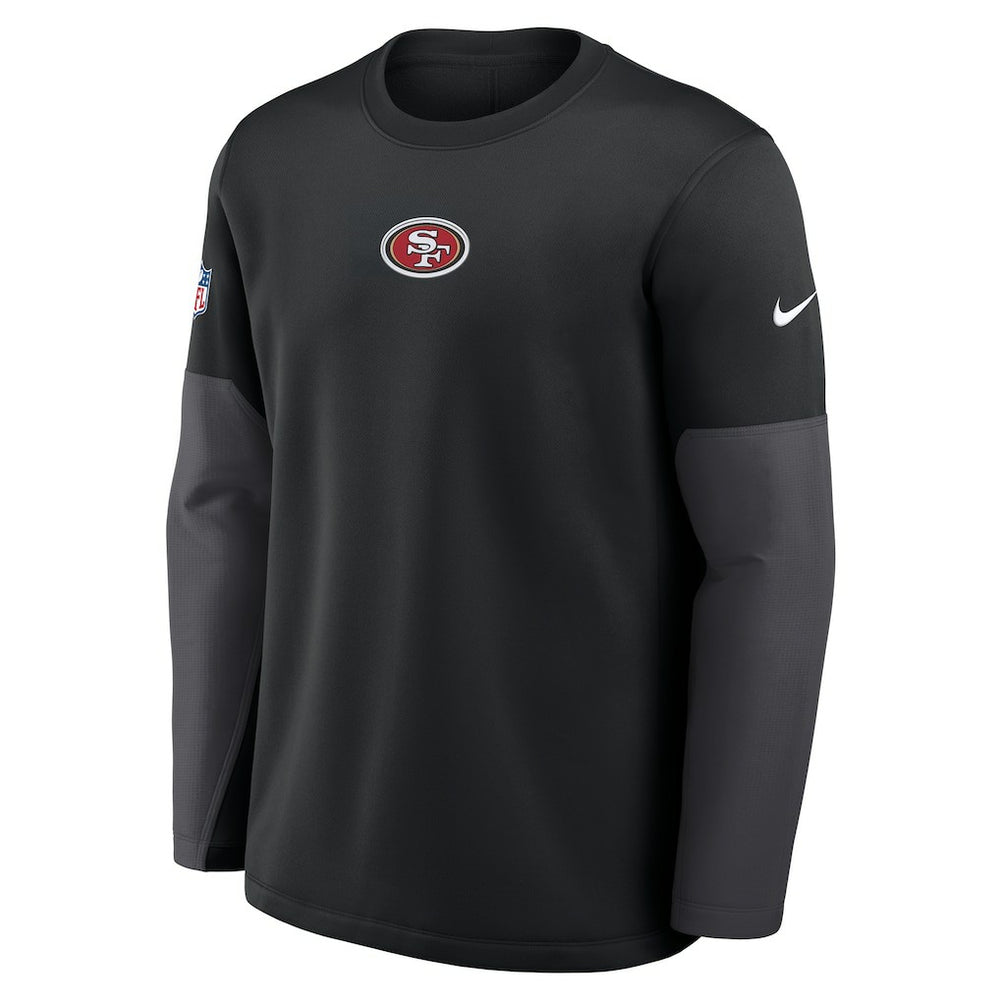 San Francisco 49ers Sideline Coach Therma-FIT Long Sleeve T-Shirt - Black | Nike sale