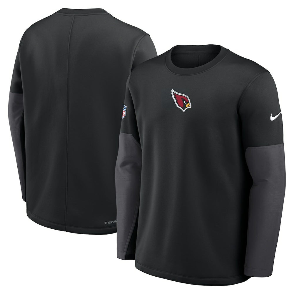 Arizona Cardinals Sideline Coach Therma-FIT Long Sleeve T-Shirt - Black | Nike cheap