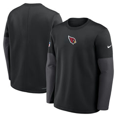 Arizona Cardinals Sideline Coach Therma-FIT Long Sleeve T-Shirt - Black | Nike cheap