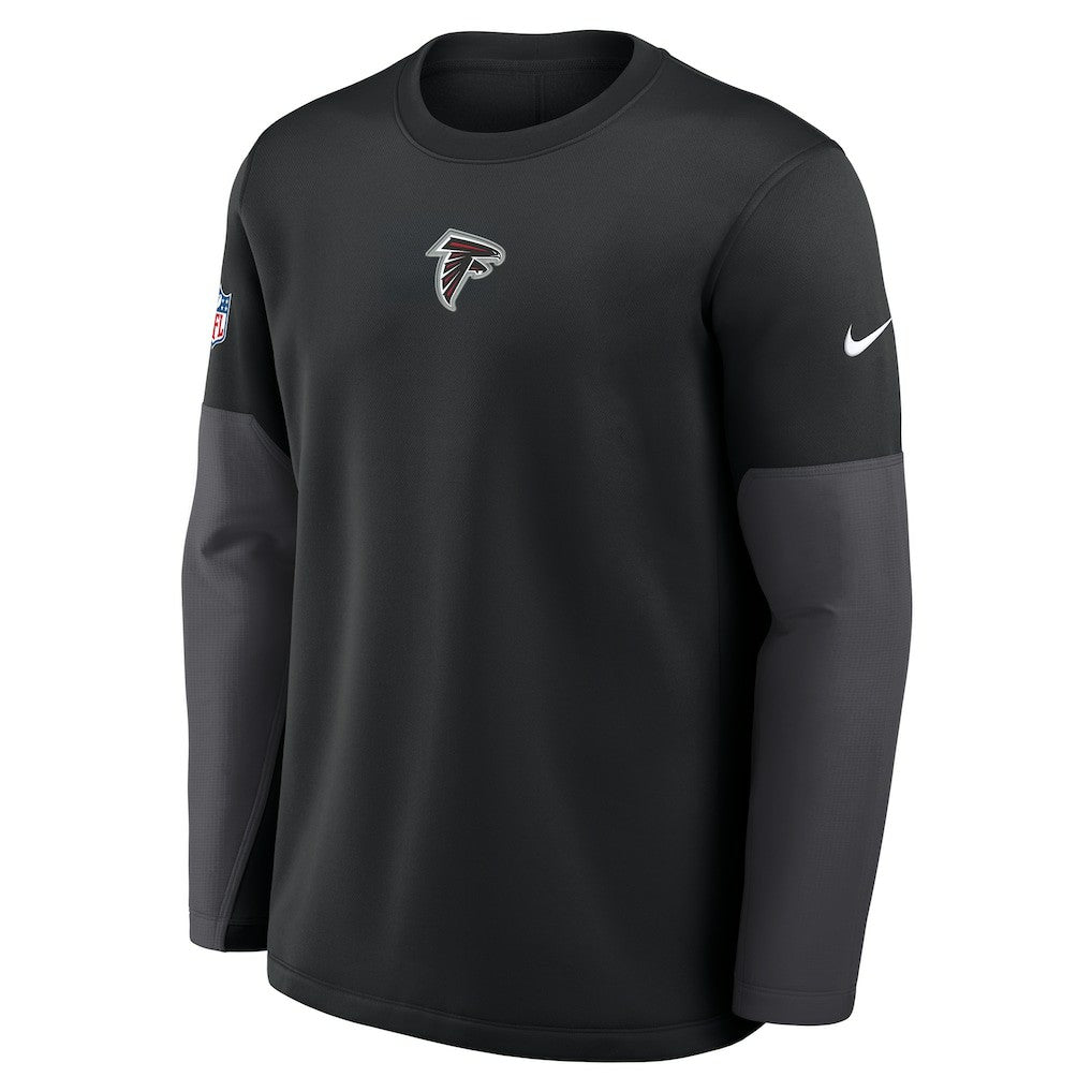 Atlanta Falcons Sideline Coach Therma-FIT Long Sleeve T-Shirt - Black | Nike cheap