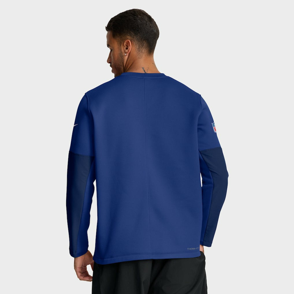 New York Giants Sideline Coach Therma-FIT Long Sleeve T-Shirt - Royal | Nike cheap