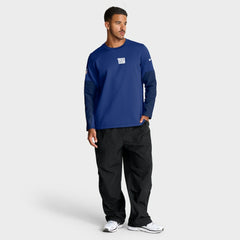 New York Giants Sideline Coach Therma-FIT Long Sleeve T-Shirt - Royal | Nike cheap