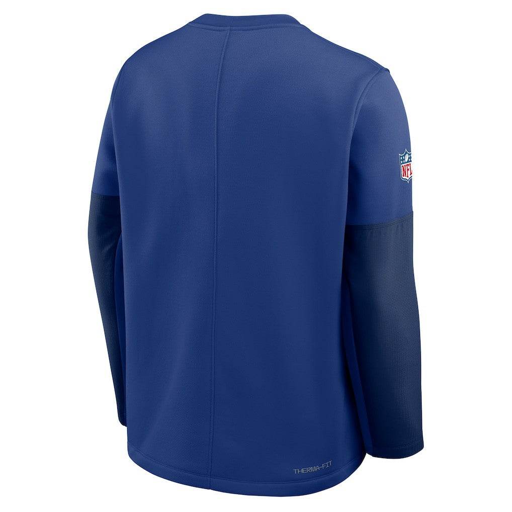New York Giants Sideline Coach Therma-FIT Long Sleeve T-Shirt - Royal | Nike cheap