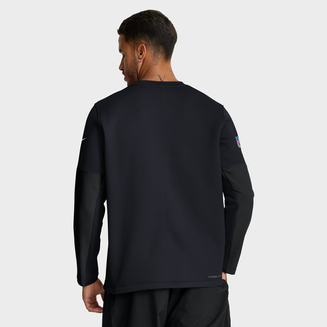 Houston Texans Sideline Coach Therma-FIT Long Sleeve T-Shirt - Navy | Nike for sale
