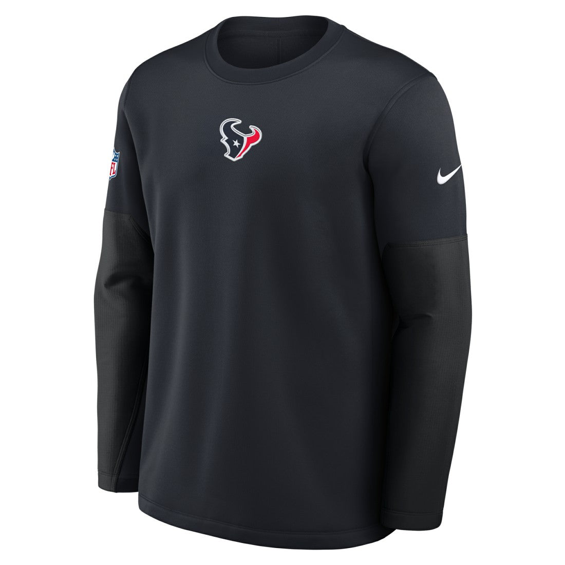 Houston Texans Sideline Coach Therma-FIT Long Sleeve T-Shirt - Navy | Nike for sale