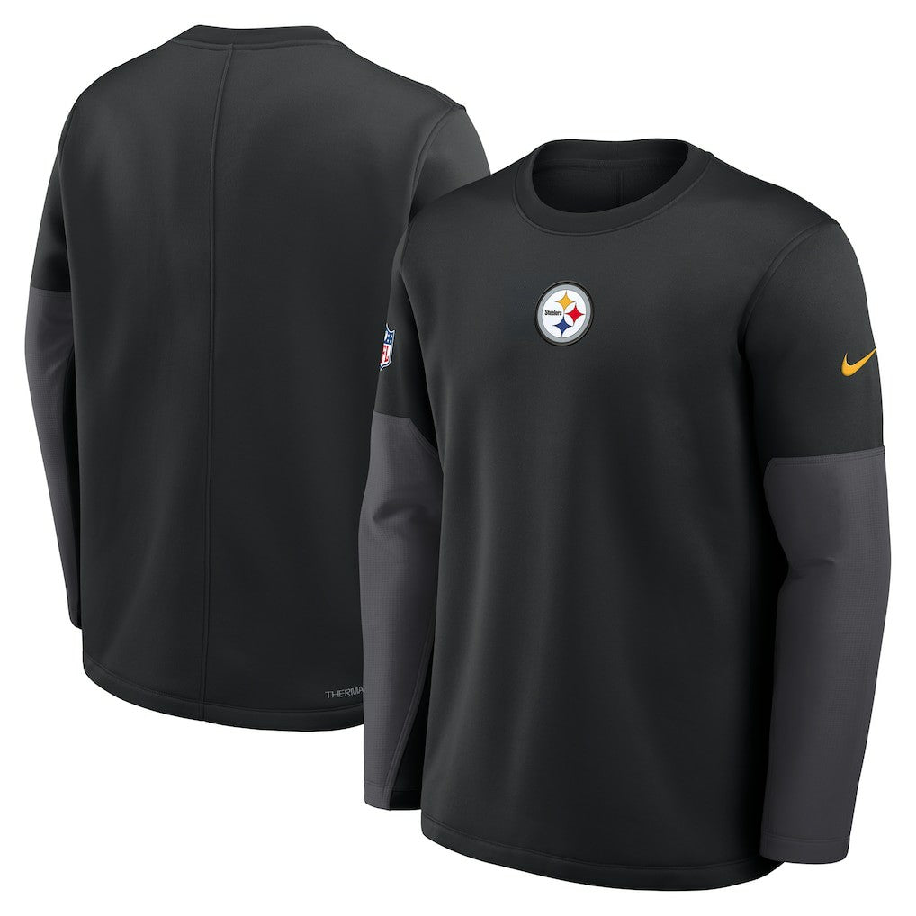 Pittsburgh Steelers Sideline Coach Therma-FIT Long Sleeve T-Shirt - Black | Nike online