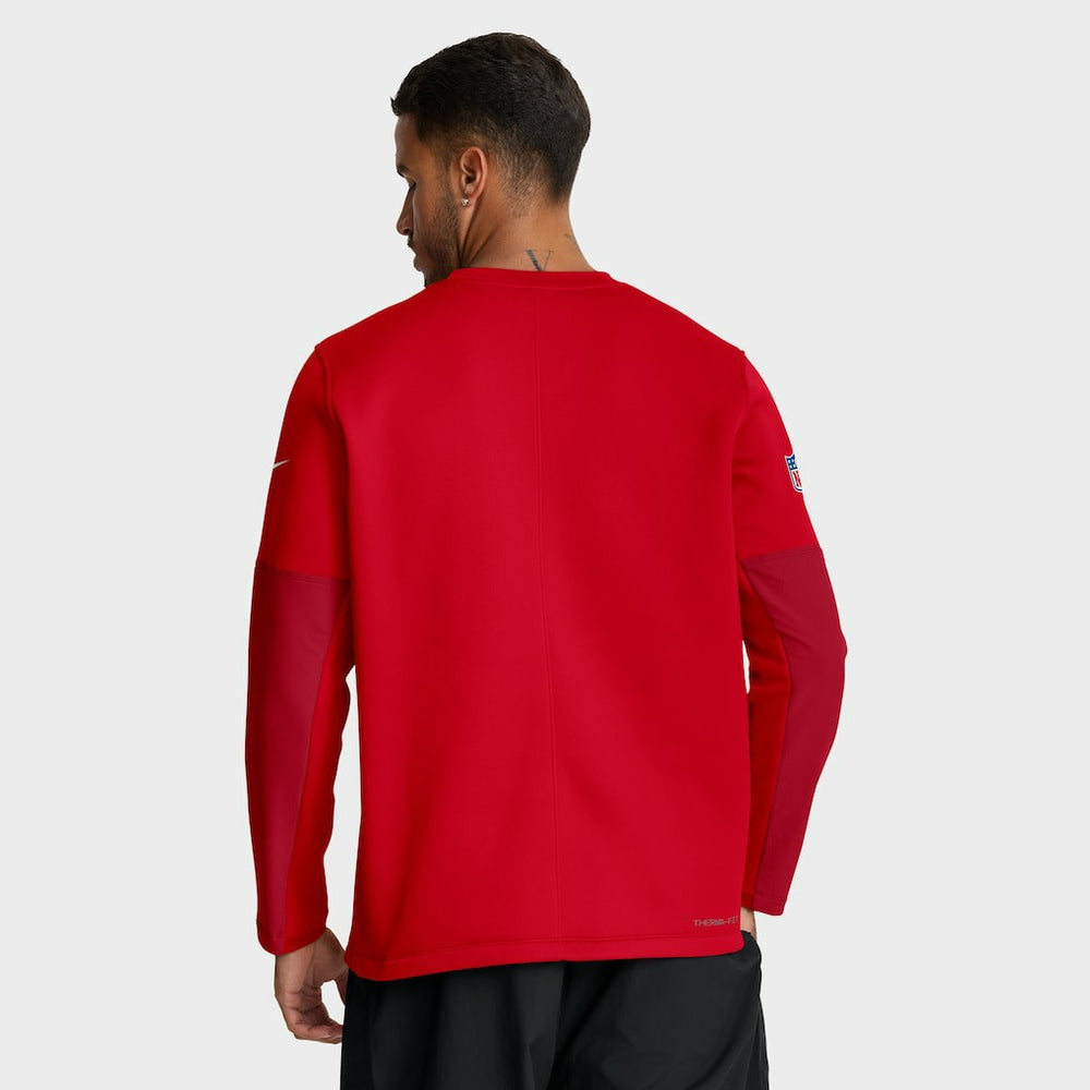 Kansas City Chiefs Sideline Coach Therma-FIT Long Sleeve T-Shirt - Red | Nike outlet