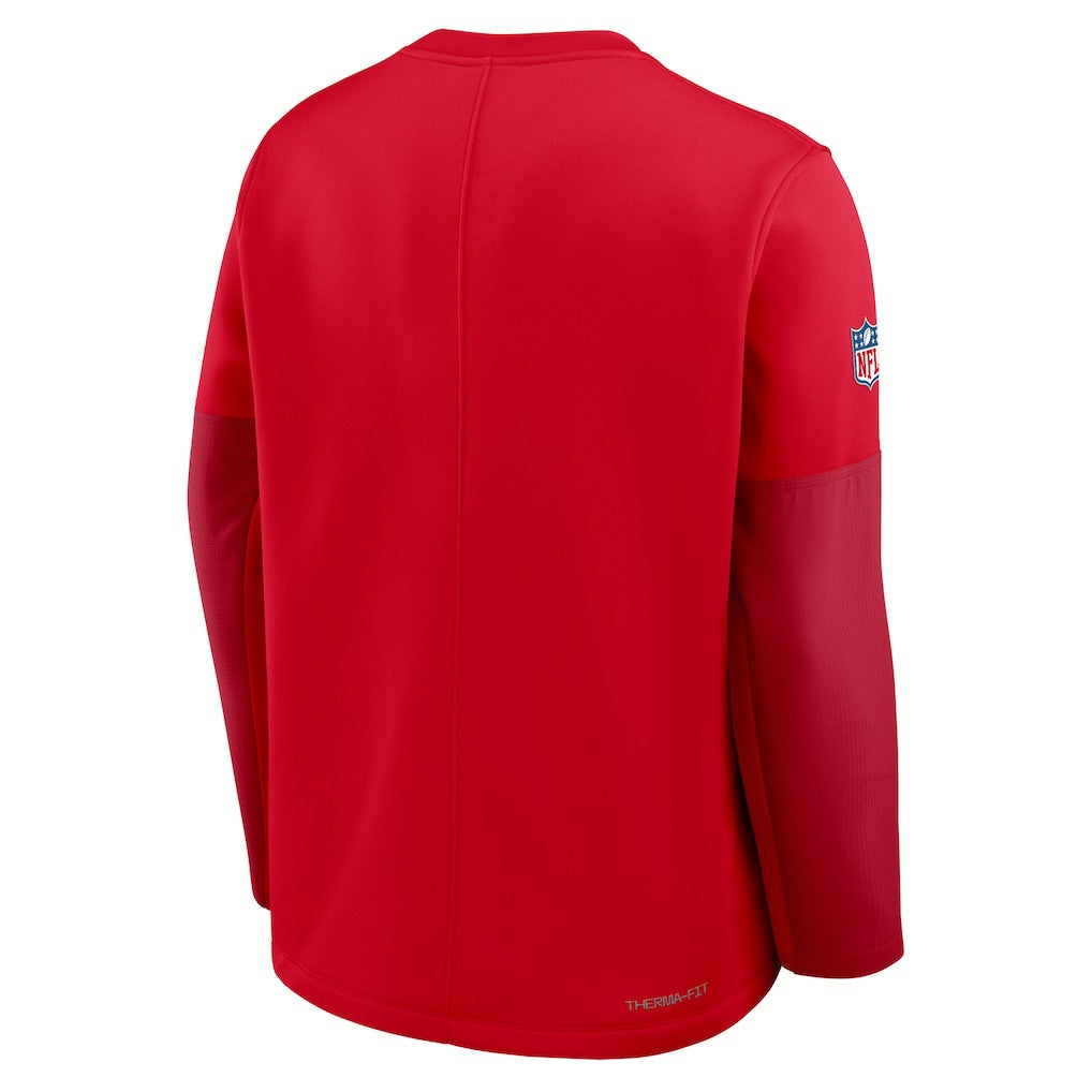 Kansas City Chiefs Sideline Coach Therma-FIT Long Sleeve T-Shirt - Red | Nike outlet
