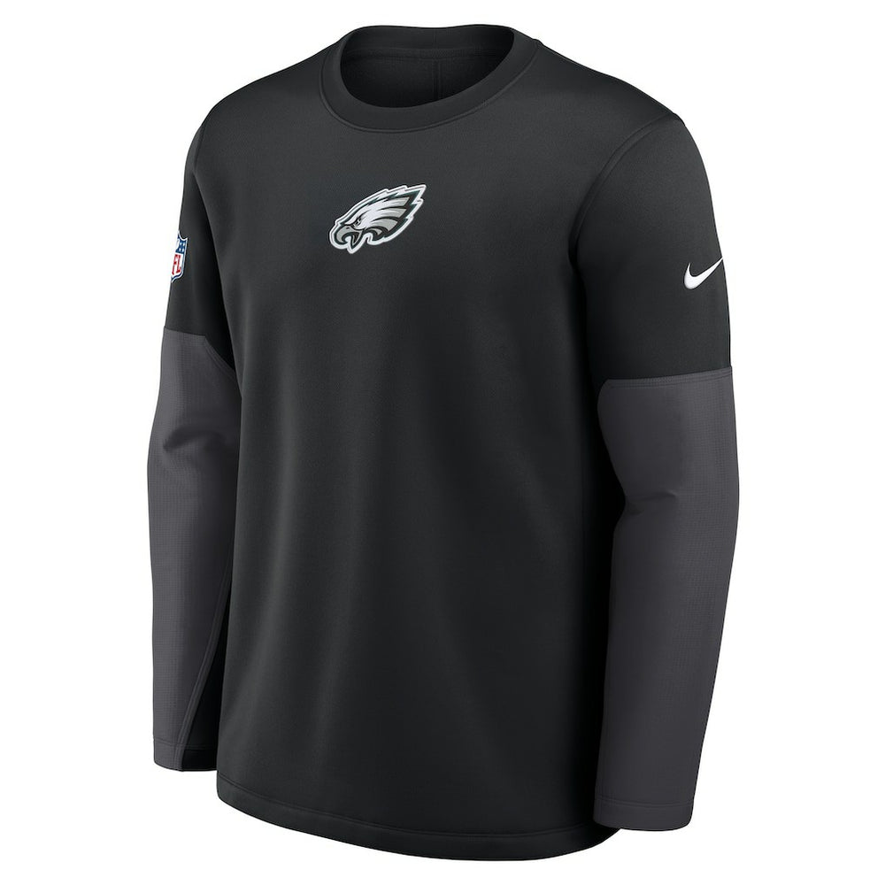 Philadelphia Eagles Sideline Coach Therma-FIT Long Sleeve T-Shirt - Black | Nike on sale