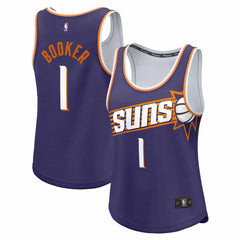 Devin Booker Phoenix Suns Women's Fast Break Player Jersey - Icon Edition - Purple | Fanatics online