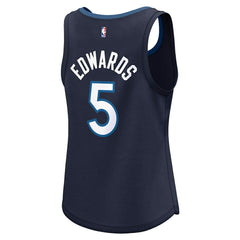 Anthony Edwards Minnesota Timberwolves Women's Fast Break Player Jersey - Icon Edition - Navy | Fanatics online