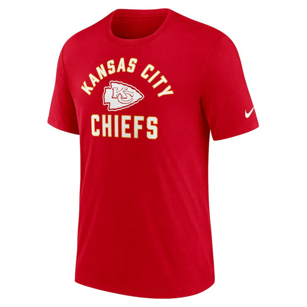 Kansas City Chiefs Favorable Timeline Tri-Blend T-Shirt - Red | Nike outlet