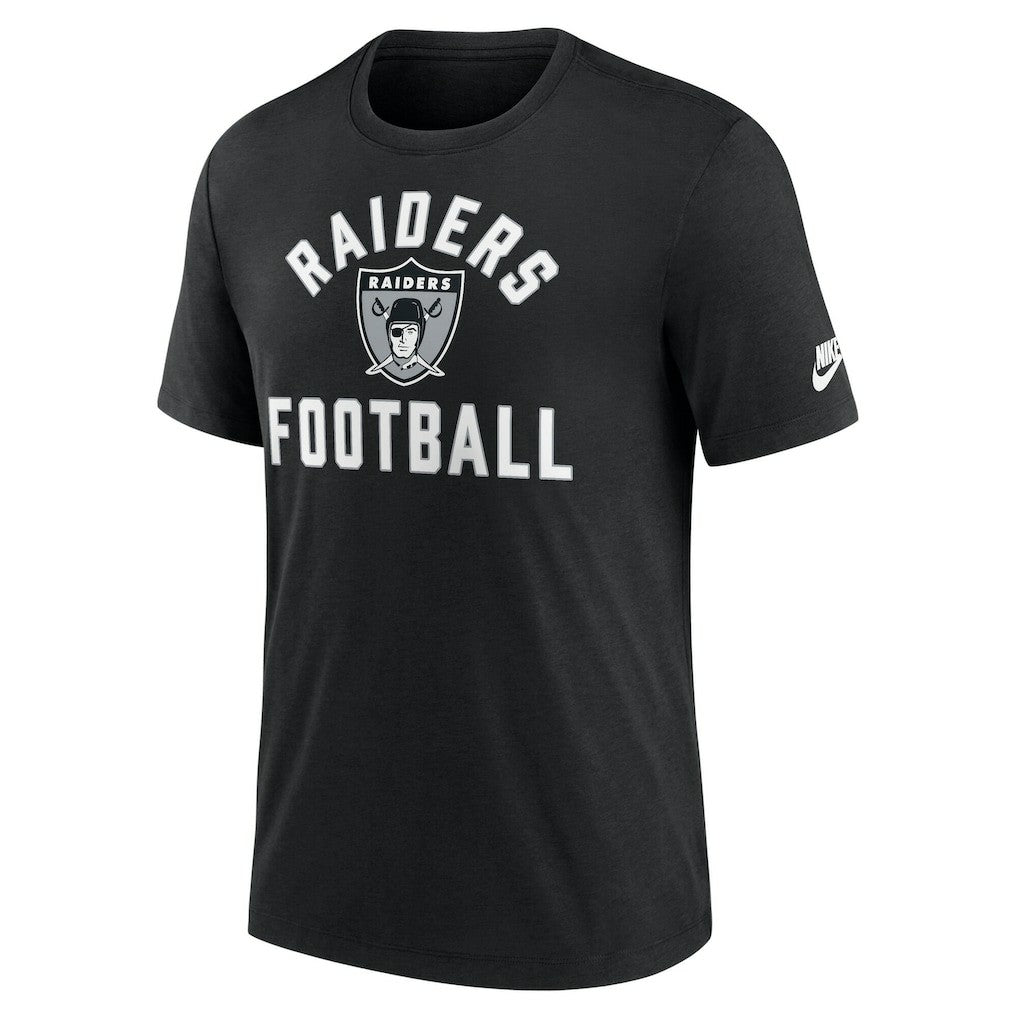 Las Vegas Raiders Favorable Timeline Tri-Blend T-Shirt - Black | Nike for sale