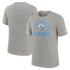 Los Angeles Chargers Favorable Timeline Tri-Blend T-Shirt - Heather Gray | Nike online