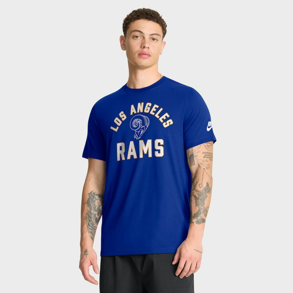 Los Angeles Rams Favorable Timeline Tri-Blend T-Shirt - Royal | Nike on sale