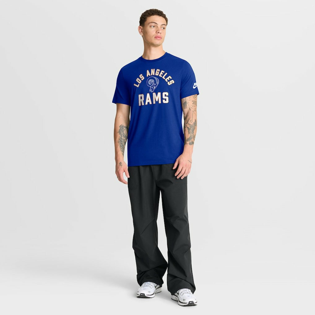 Los Angeles Rams Favorable Timeline Tri-Blend T-Shirt - Royal | Nike on sale