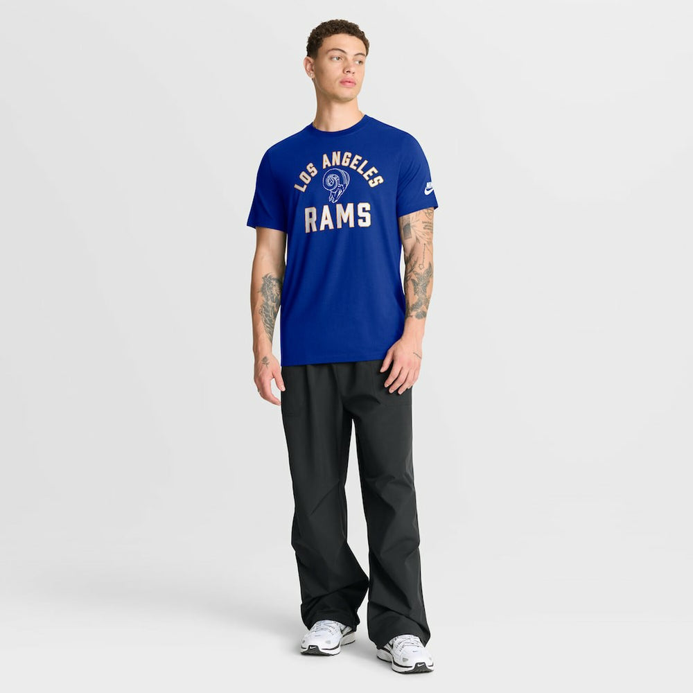 Los Angeles Rams Favorable Timeline Tri-Blend T-Shirt - Royal | Nike on sale
