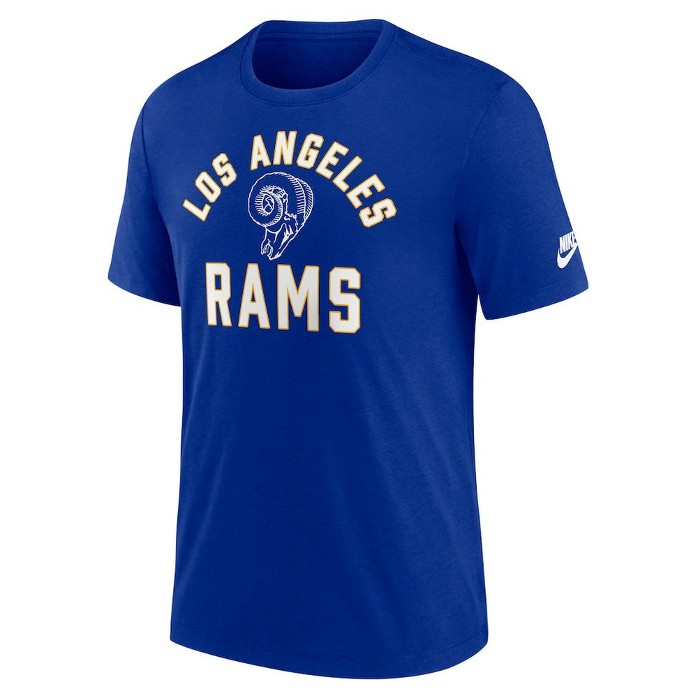 Los Angeles Rams Favorable Timeline Tri-Blend T-Shirt - Royal | Nike on sale