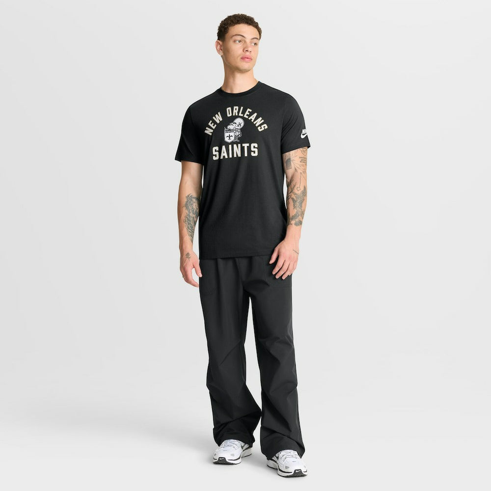New Orleans Saints Favorable Timeline Tri-Blend T-Shirt - Black | Nike outlet