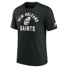 New Orleans Saints Favorable Timeline Tri-Blend T-Shirt - Black | Nike outlet