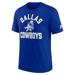 Dallas Cowboys Favorable Timeline Tri-Blend T-Shirt - Royal | Nike outlet
