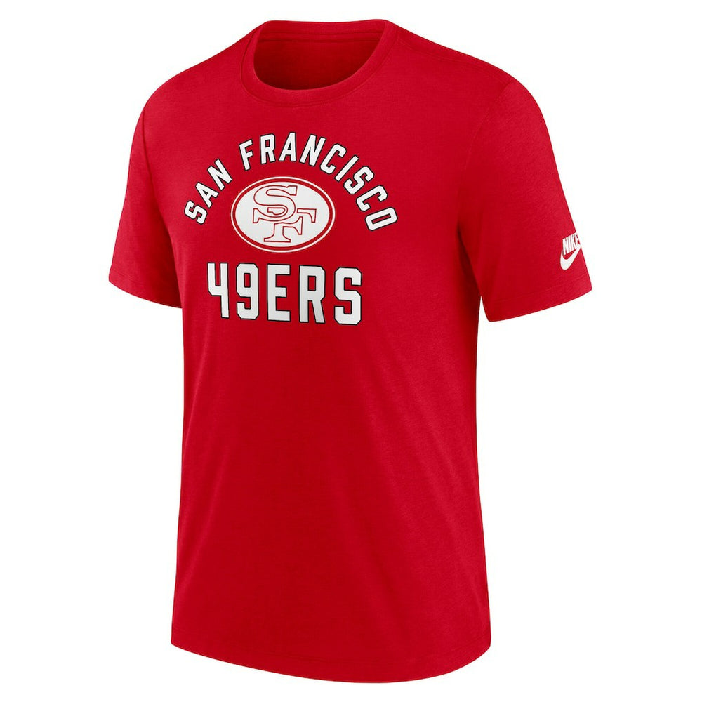 San Francisco 49ers Favorable Timeline Tri-Blend T-Shirt - Scarlet | Nike discount