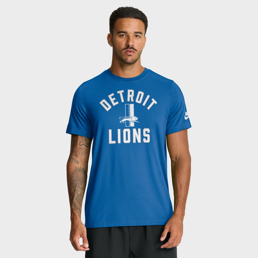 Detroit Lions Favorable Timeline Tri-Blend T-Shirt - Royal | Nike for sale