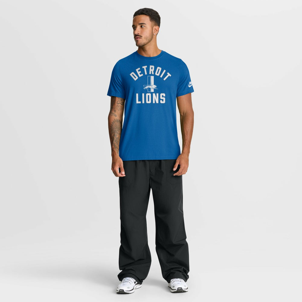 Detroit Lions Favorable Timeline Tri-Blend T-Shirt - Royal | Nike for sale