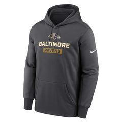 Baltimore Ravens Toss Sweep Performance Pullover Hoodie - Anthracite | Nike sale